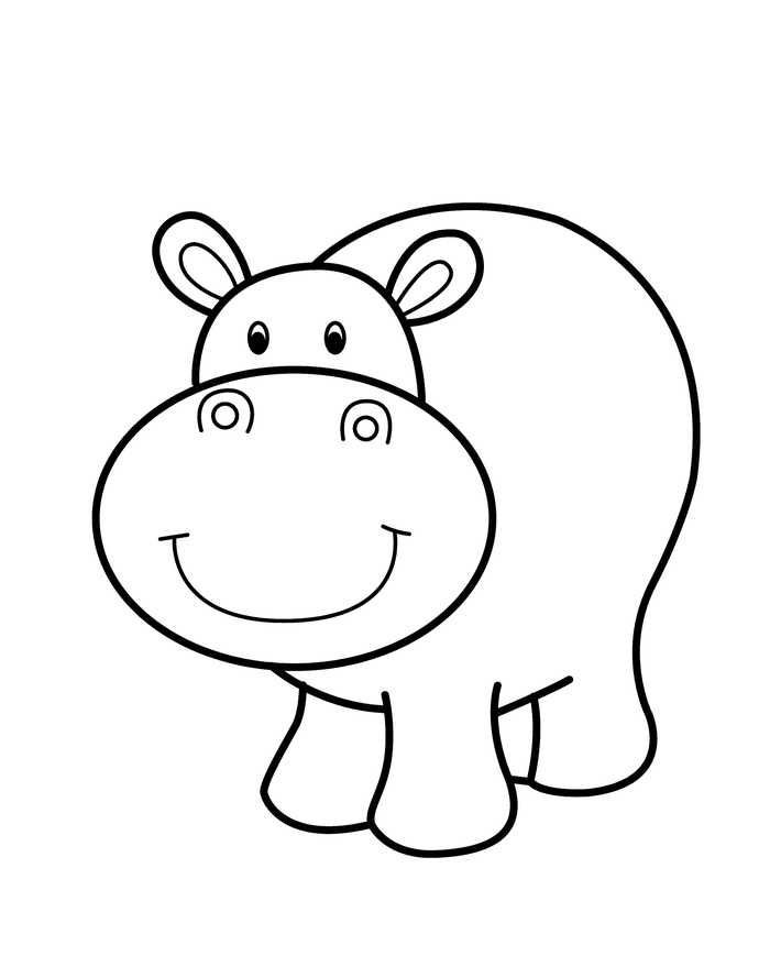 Easy coloring pages for kids and toddler pdf