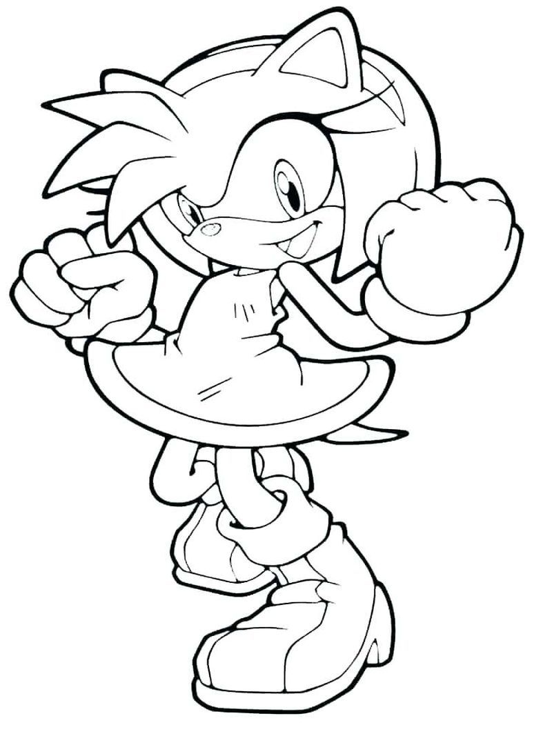 Sonic the hedgehog coloring pages pdf download