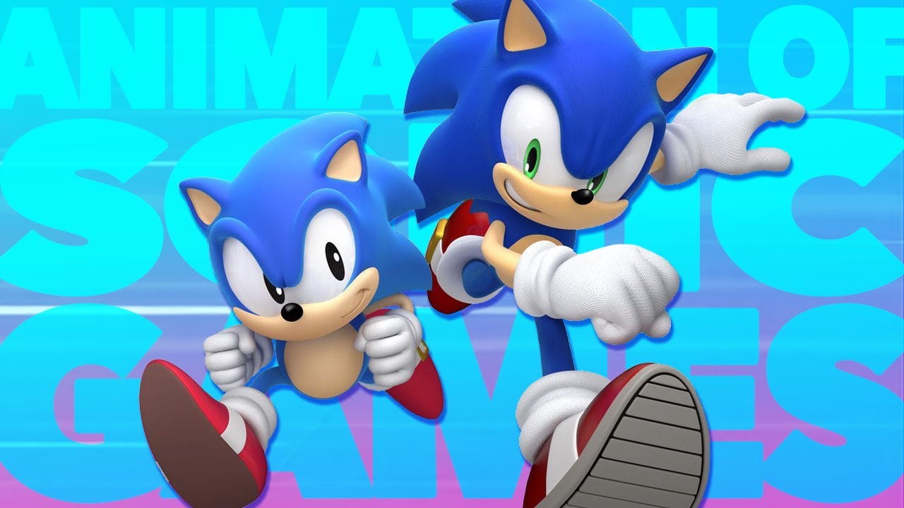 The animation of sonic games