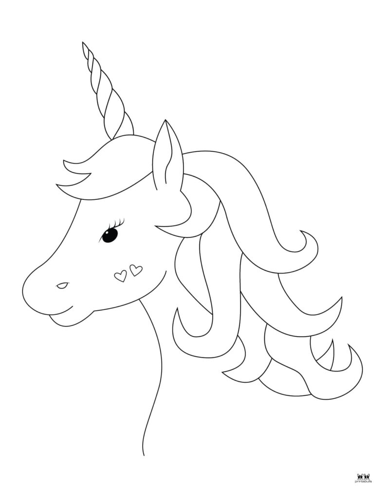 Unicorn coloring pages