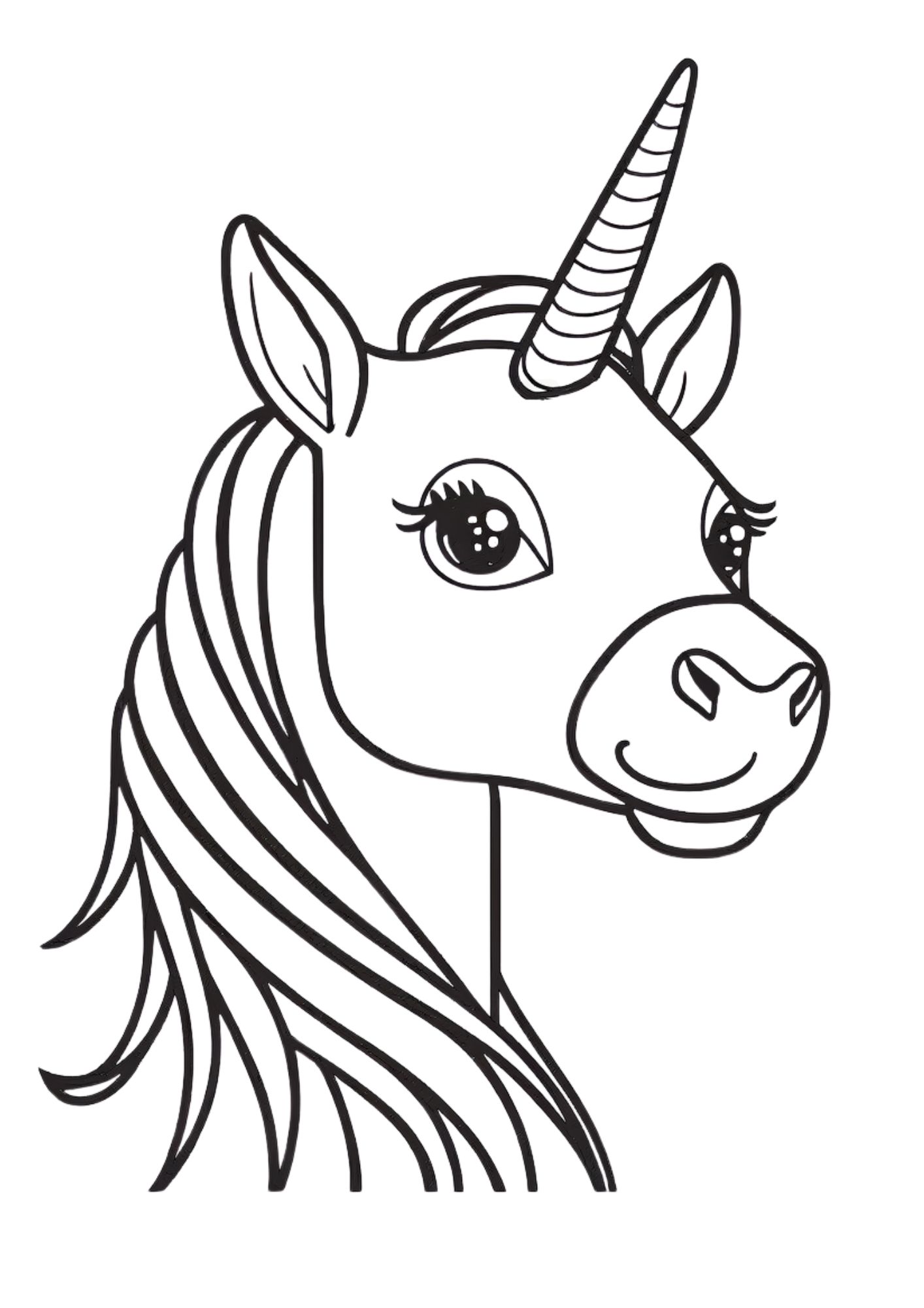 Magical unicorn coloring pages to download and print