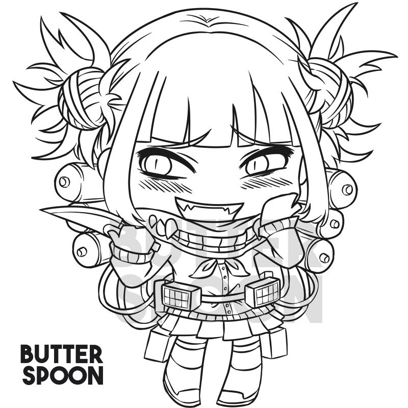 Butterspoon on x toga wip follow to see more chibi more chibi ing soon toga bokunoheroacademia bokunohero myheroacademia chibi cute working sketch workinginprogress lineart himikotoga togahimiko anime animegirls httpstco