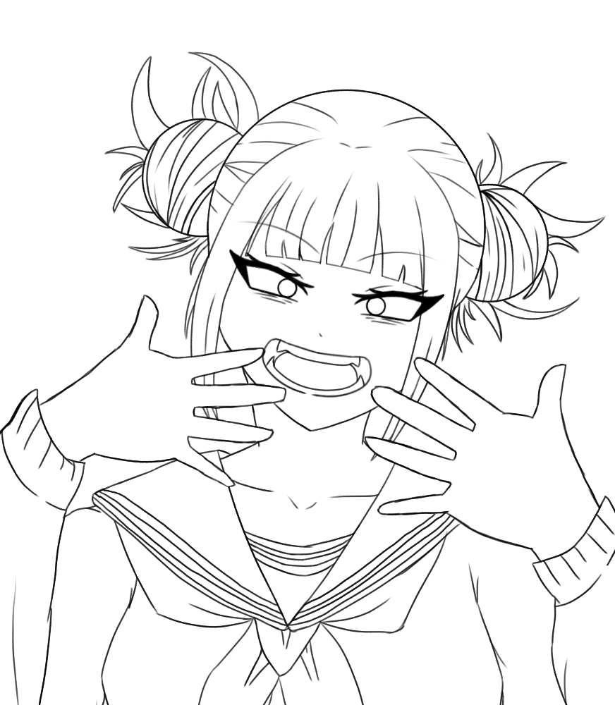 Himiko toga coloring page