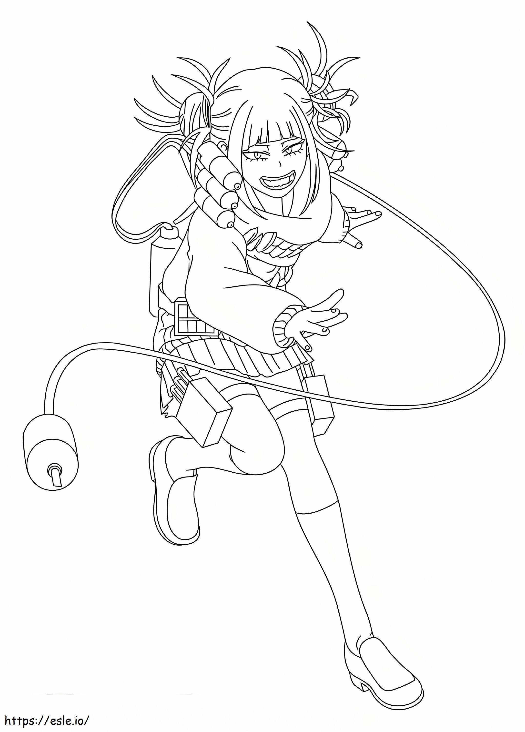 Toga himiko coloring page