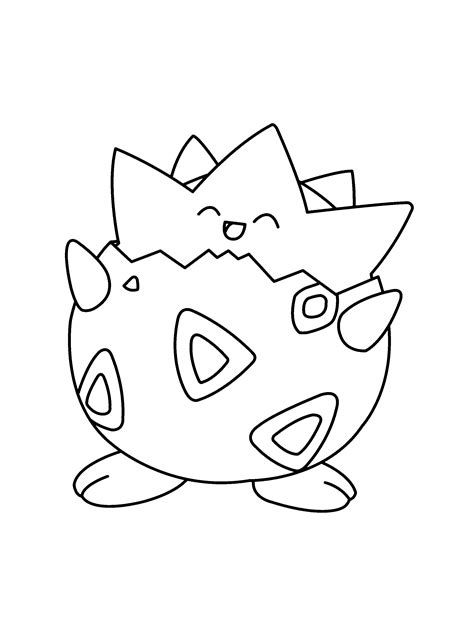 Togepi coloring pag at jennaviola in coloring pag pokemon color