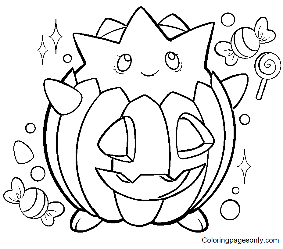 Pokemon halloween coloring pages printable for free download