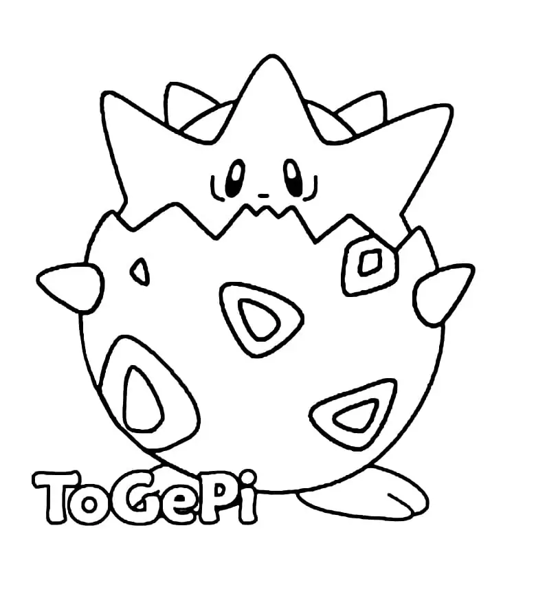 Togepi malvorlagen