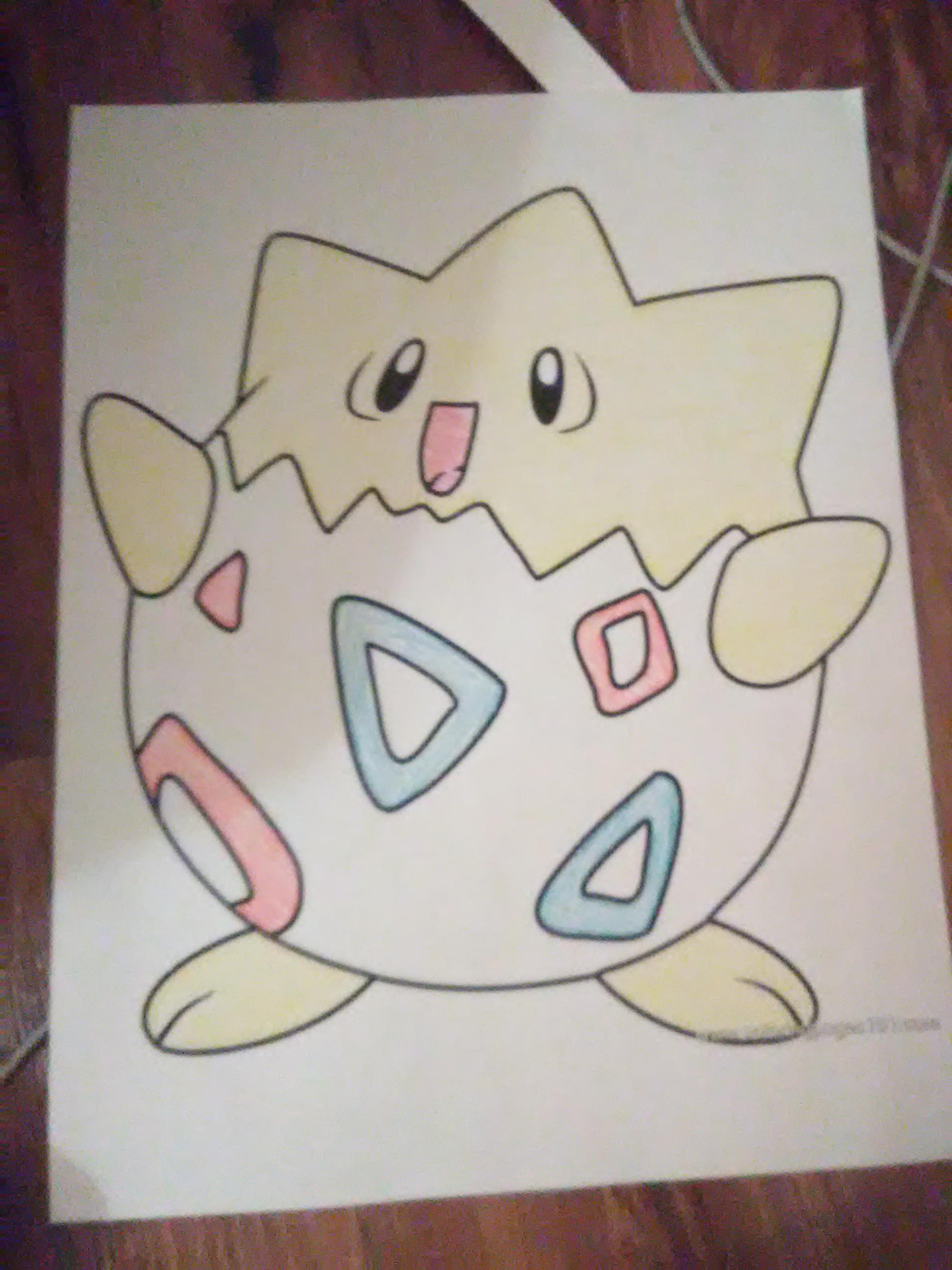 Baby pokemon coloring page number togepi rpokemon