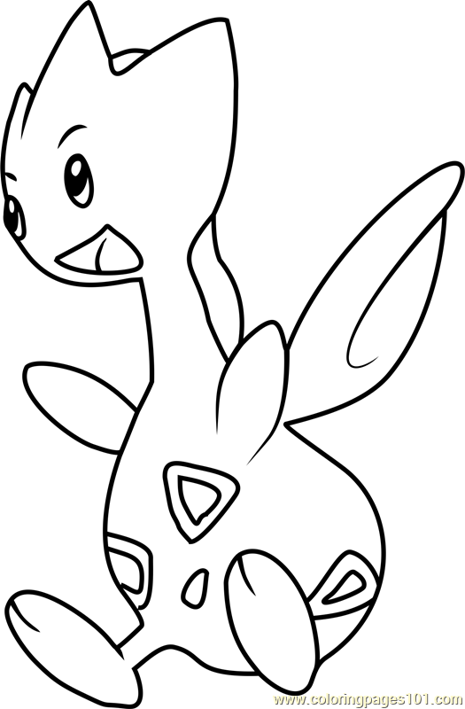 Togetic pokemon coloring page for kids