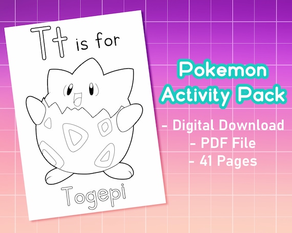 Pokemon activity pack a