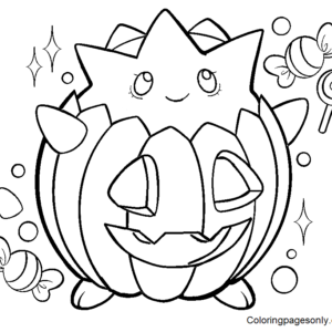 Pokemon halloween coloring pages printable for free download