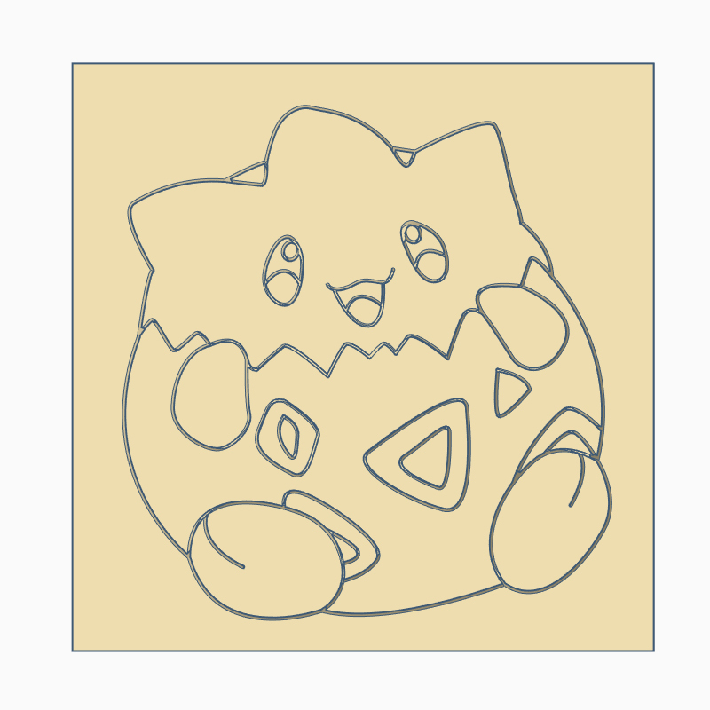 Stl file togepi cookie cutter pokemon anime chibi ðªãd print object to downloadãcults