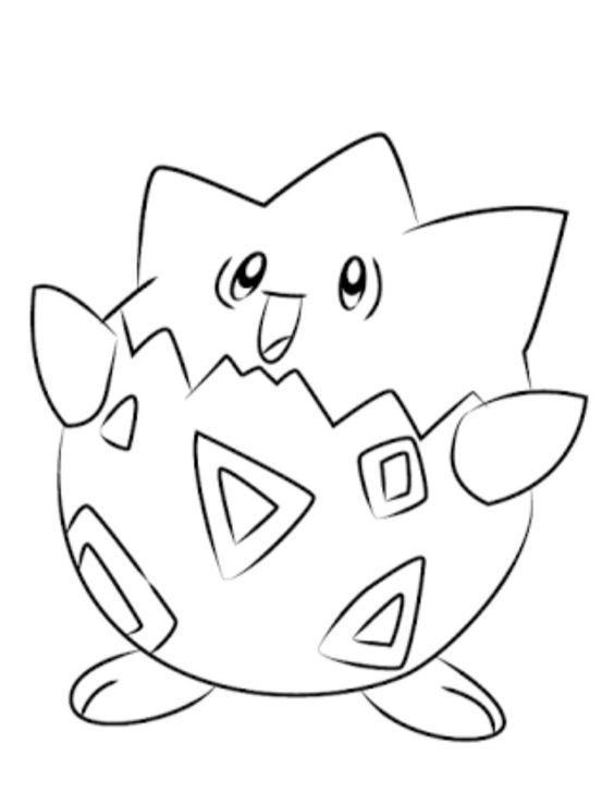 Togepi pokemon drawings pokemon coloring easy disney drawings