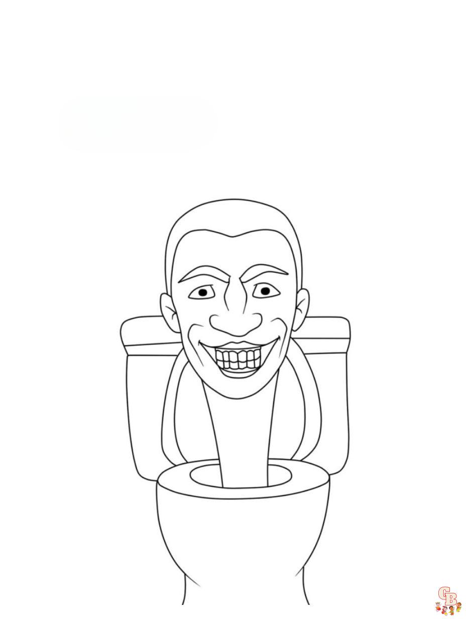 Explore the fun and creativity with skibidi toilet coloring pages