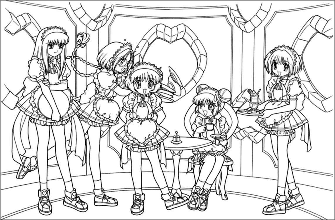 Pin by ììí on ìì cute coloring pages tokyo mew mew coloring book pages