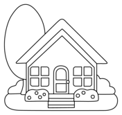 Buildings emoji coloring pages free coloring pages