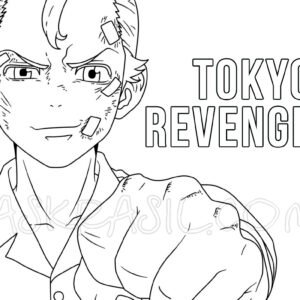 Tokyo revengers coloring pages printable for free download