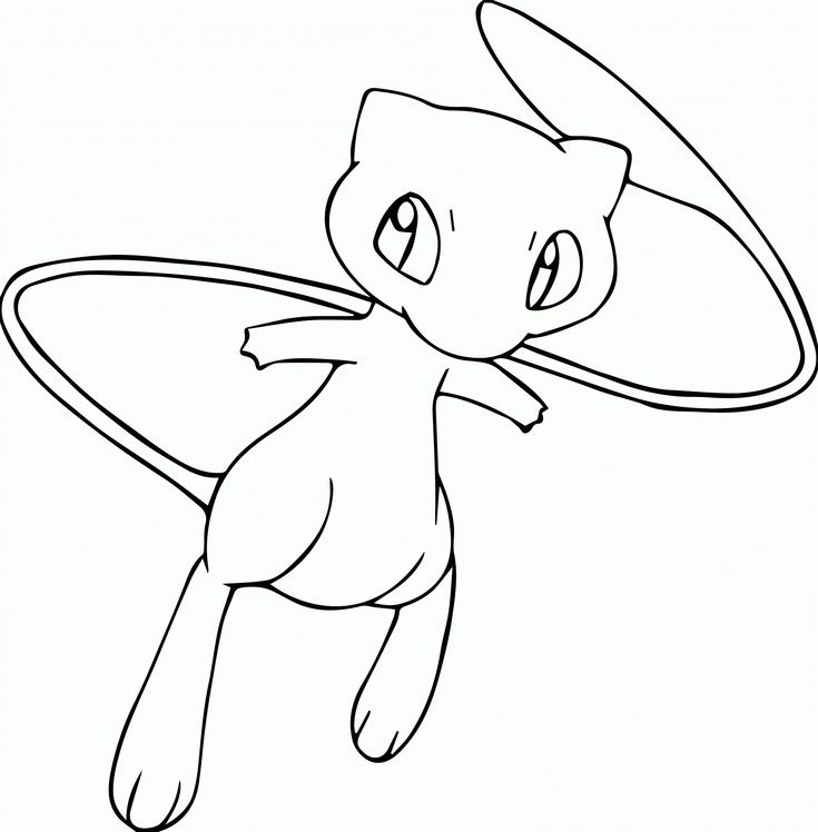 Free mew coloring pages educative printable pokemon coloring pages pokemon mew coloring pages