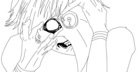 Tokyo ghoul coloring pages free coloring pages