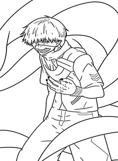 Ken kaneki coloring pages ideas kaneki coloring pages tokyo ghoul