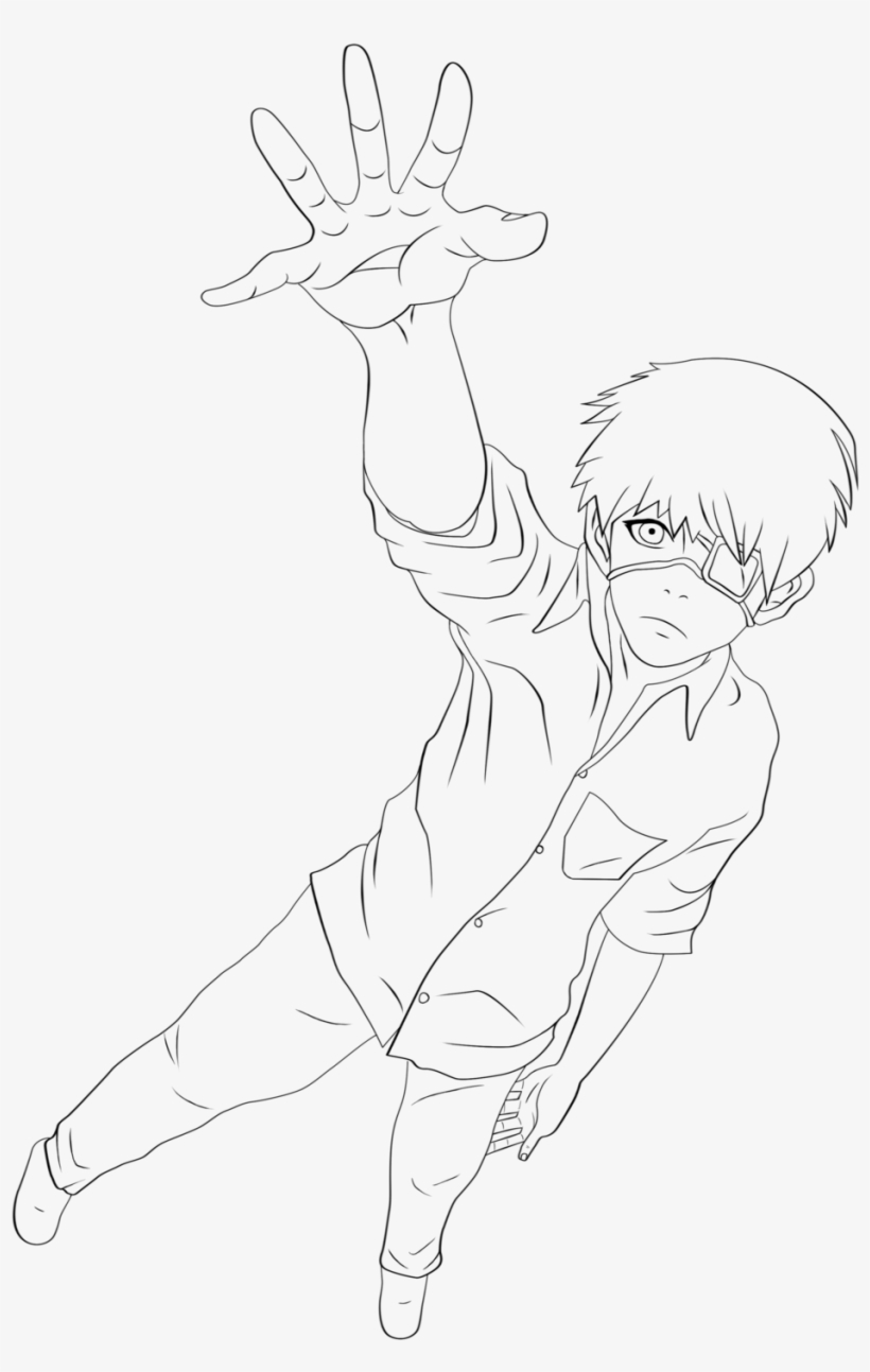 Quick tokyo ghoul coloring pages ken kaneki lineart