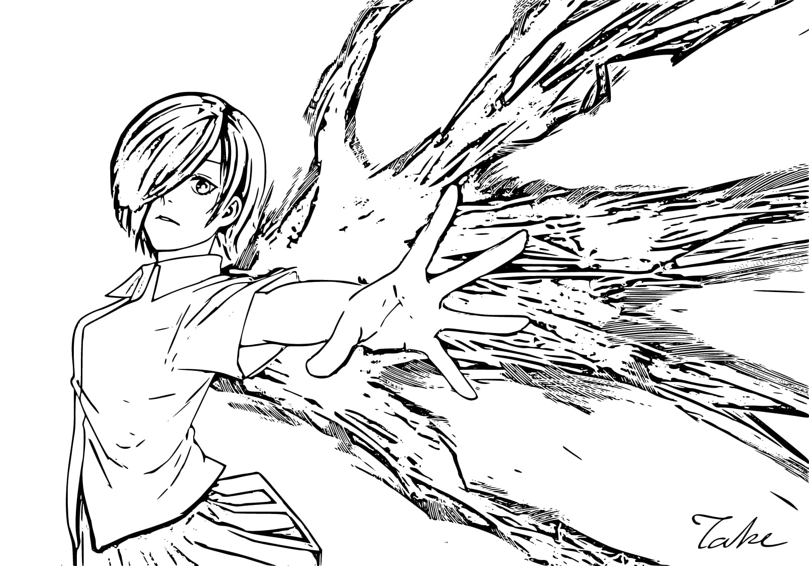 Tokyo ghoul coloring pages