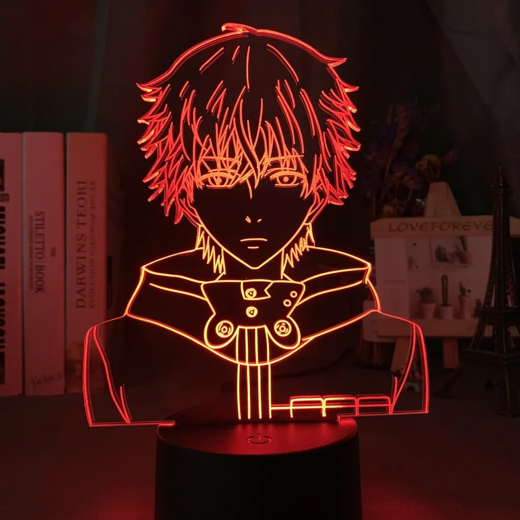 New tokyo ghoul anime manga ken kaneki color touch control d night light lamp