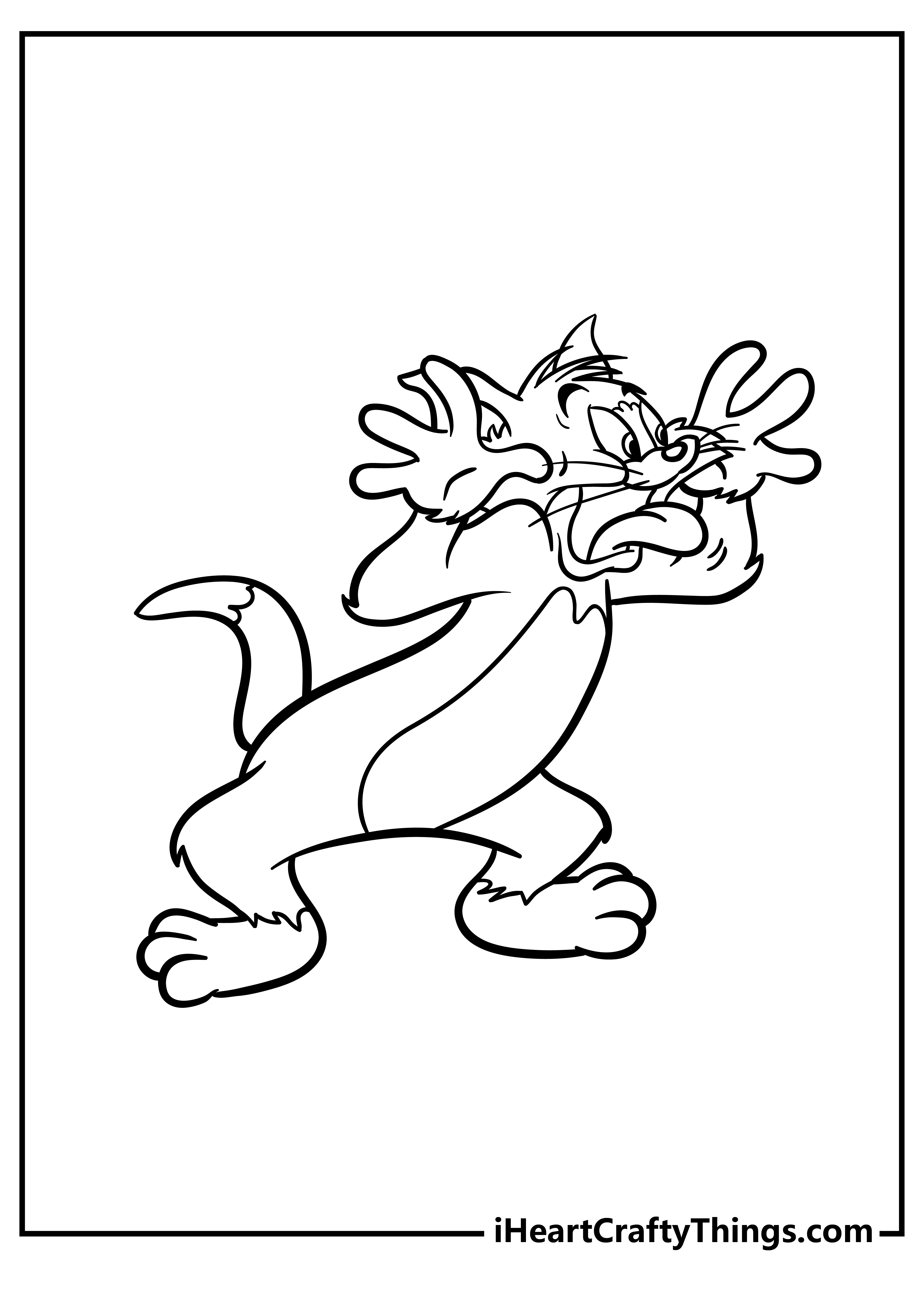 Tom and jerry coloring pages free printables