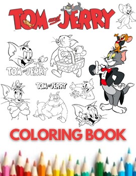 Tom and jerry activity and colouring book tom jerry coloring book for kids