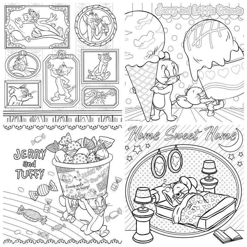 Tom and jerry coloring book â