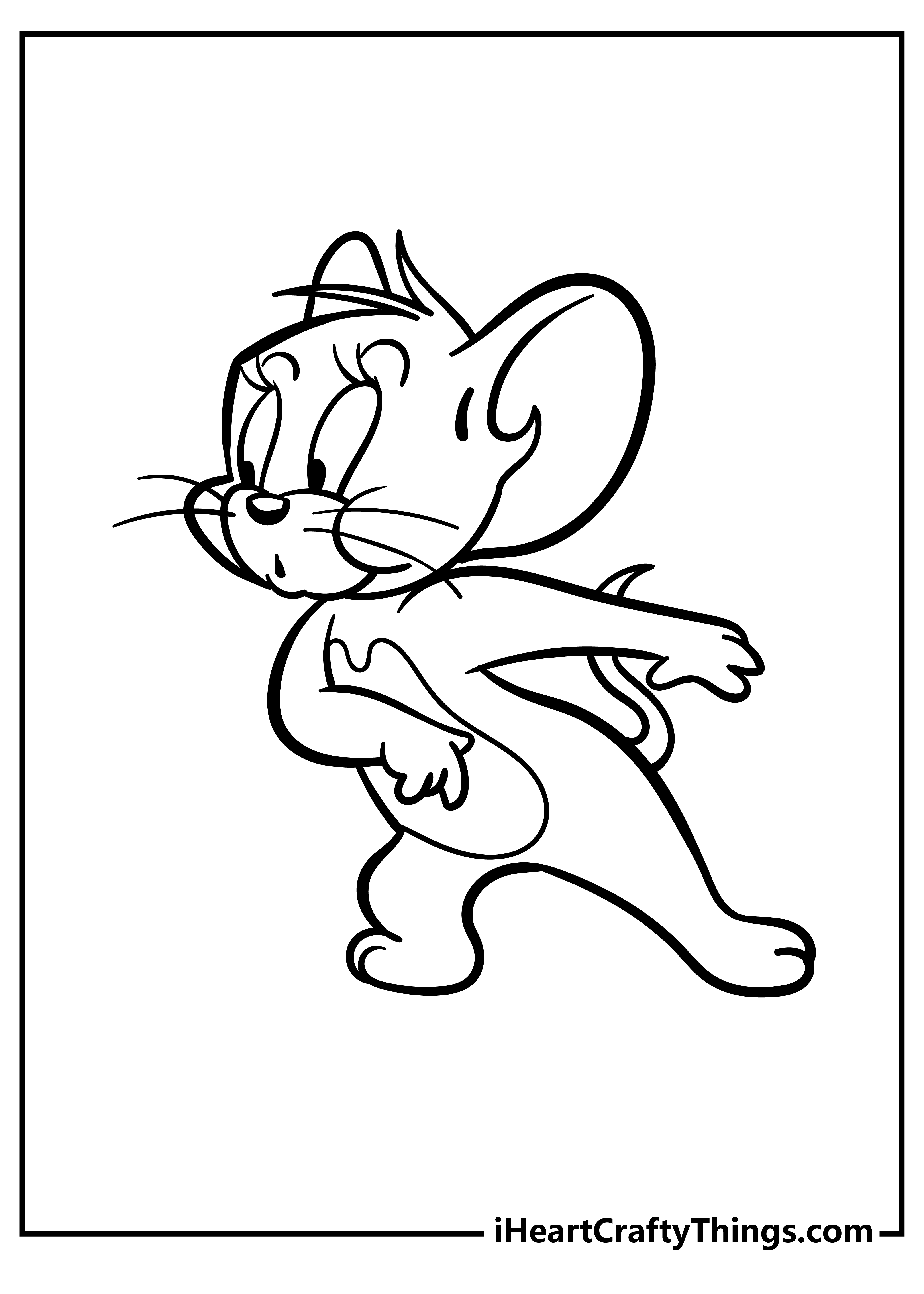 Tom and jerry coloring pages free printables