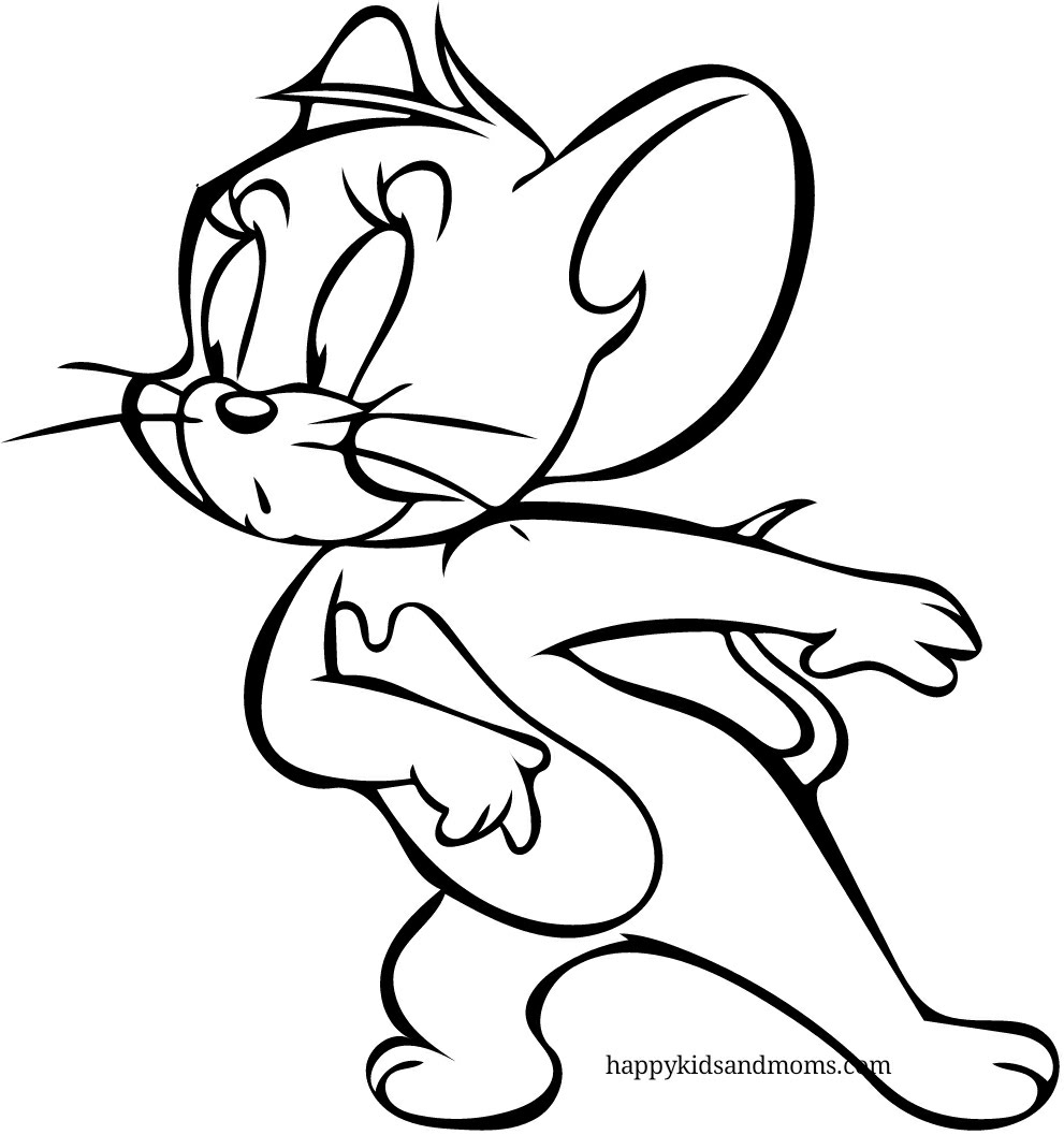 Tom and jerry coloring pages free printables â happy kids and moms
