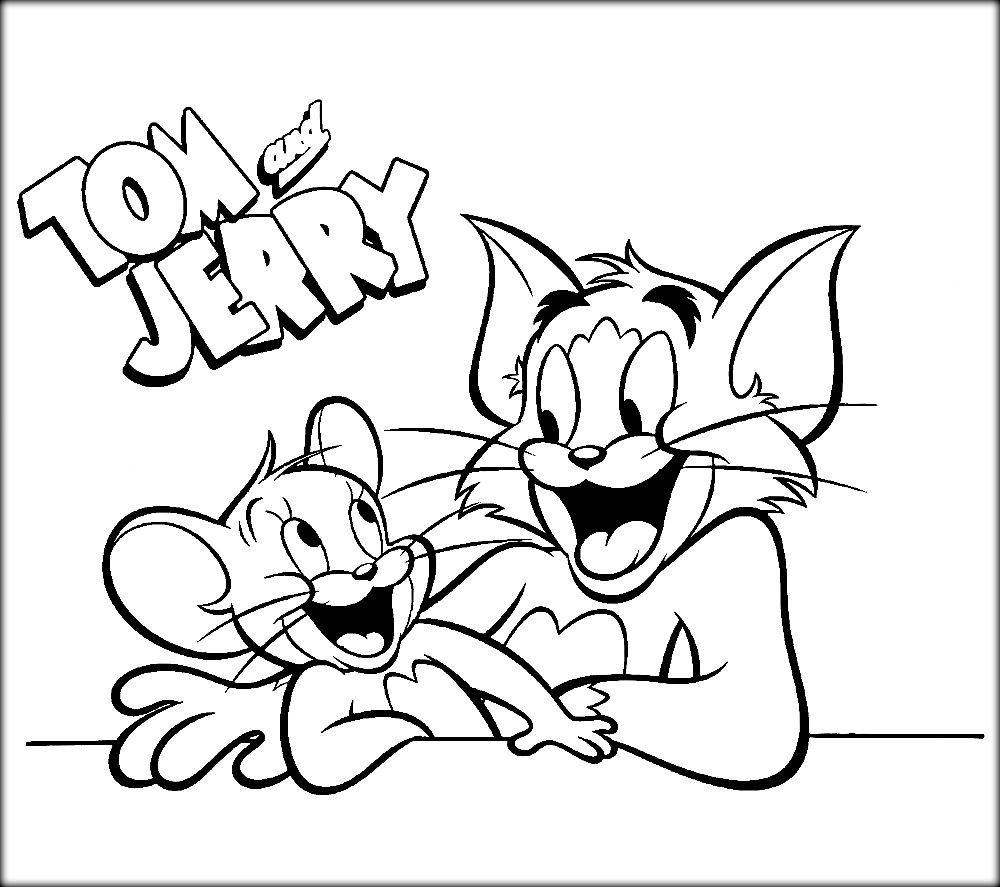 Coloring pages populor cartoon charactors tom and jerry coloring pages