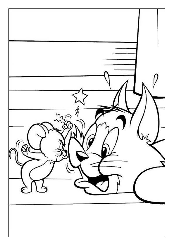 Tom and jerry coloring pages printable coloring sheets