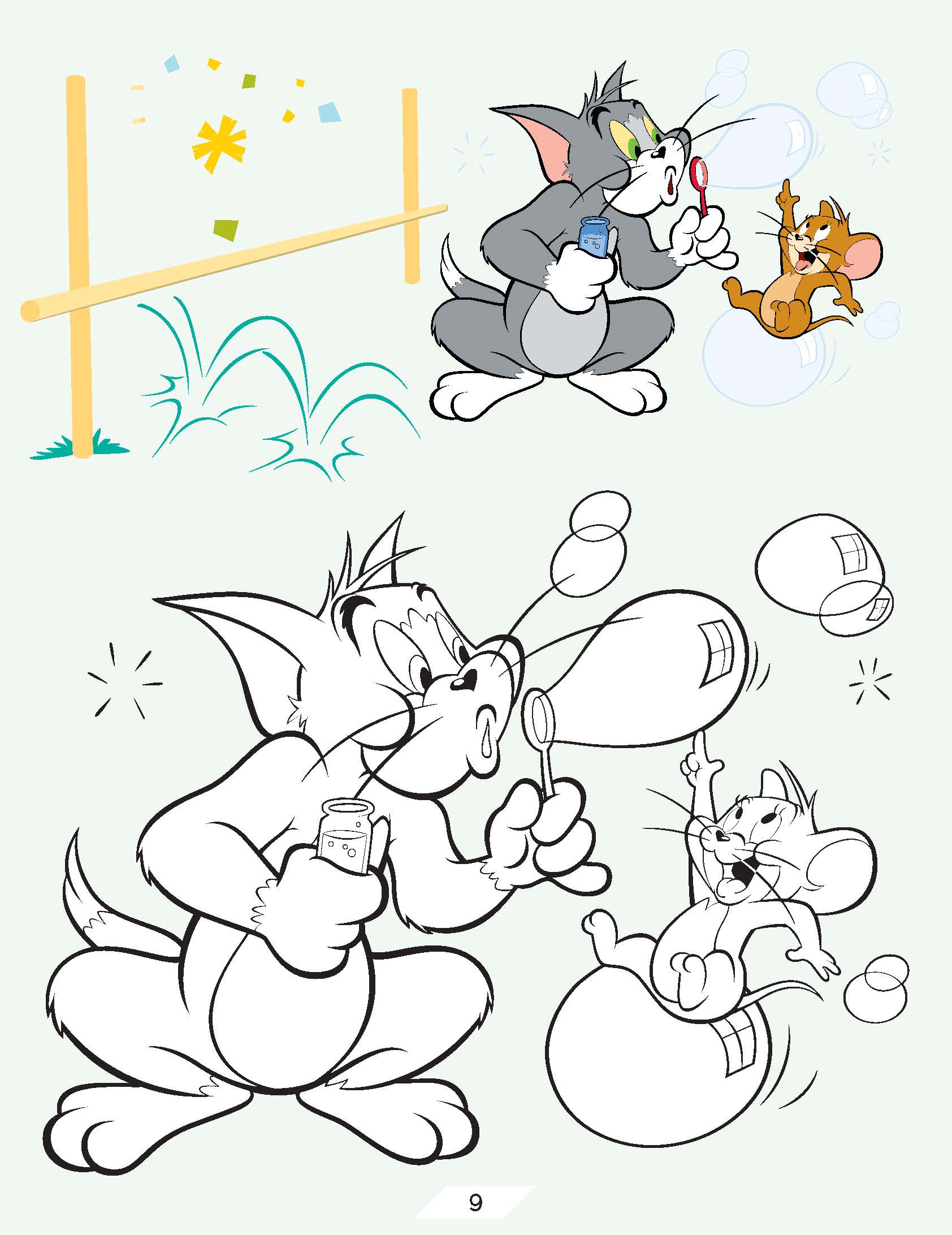 Dreamland tom and jerry copy colourg book â the mom store