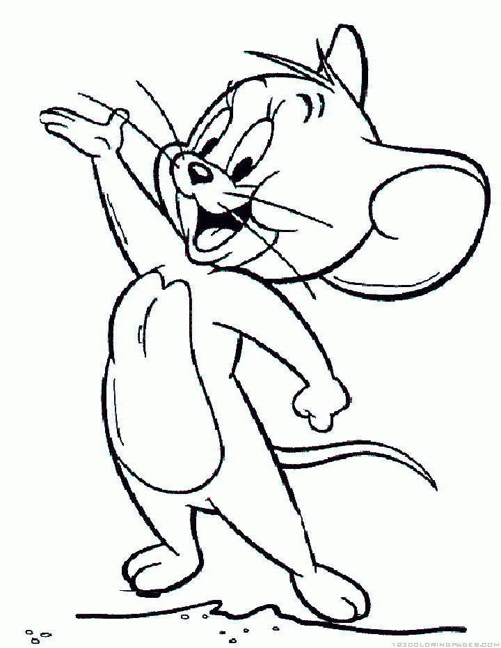 Tom and jerry coloring pages