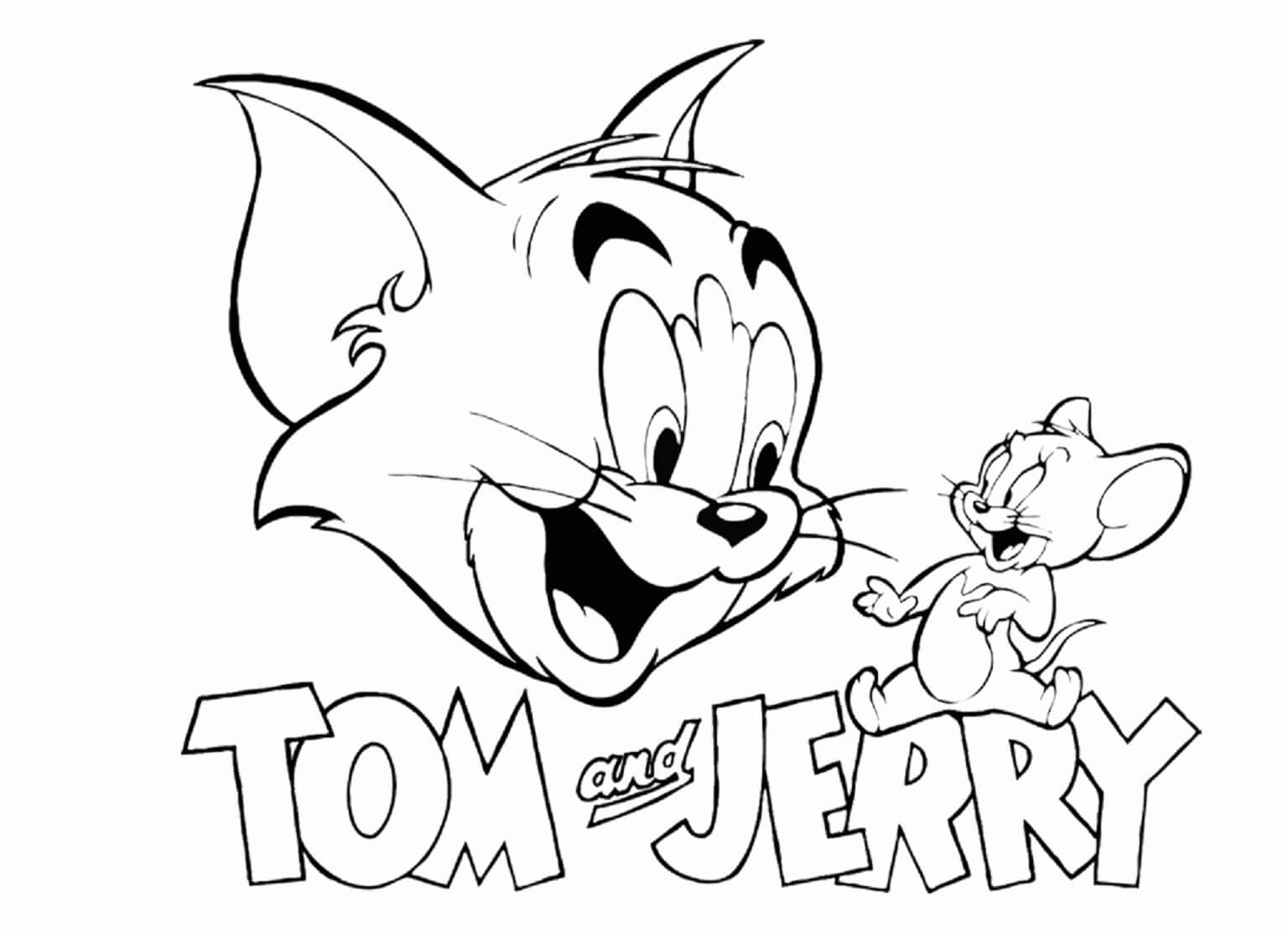 Tom and jerry coloring pages