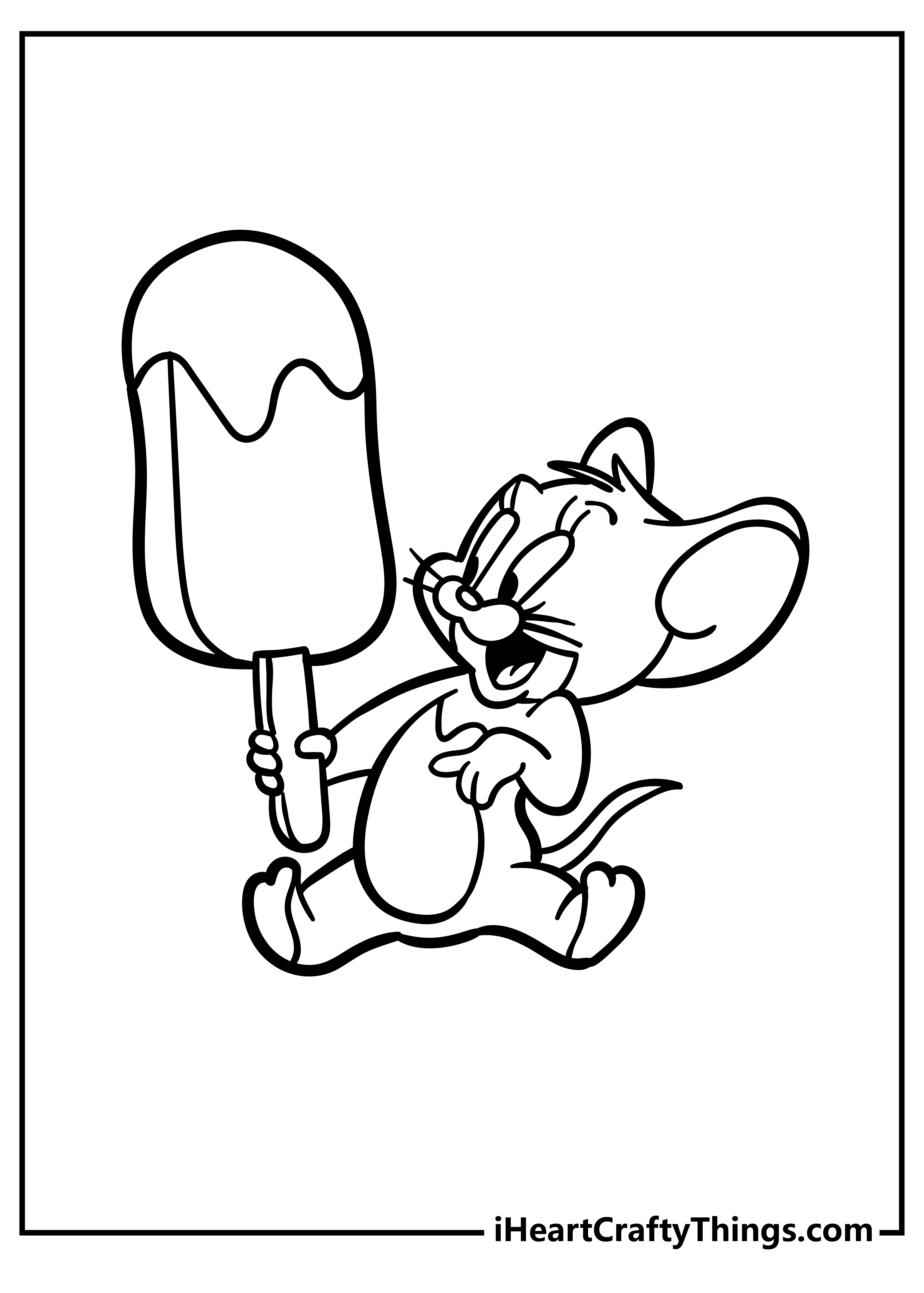 Tom and jerry coloring pages free printables