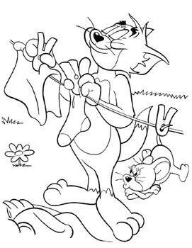 Tom and jerry coloring pages printable coloring sheets for kids by kemoschool