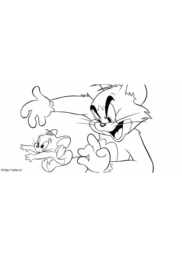 Tom and jerry coloring pages