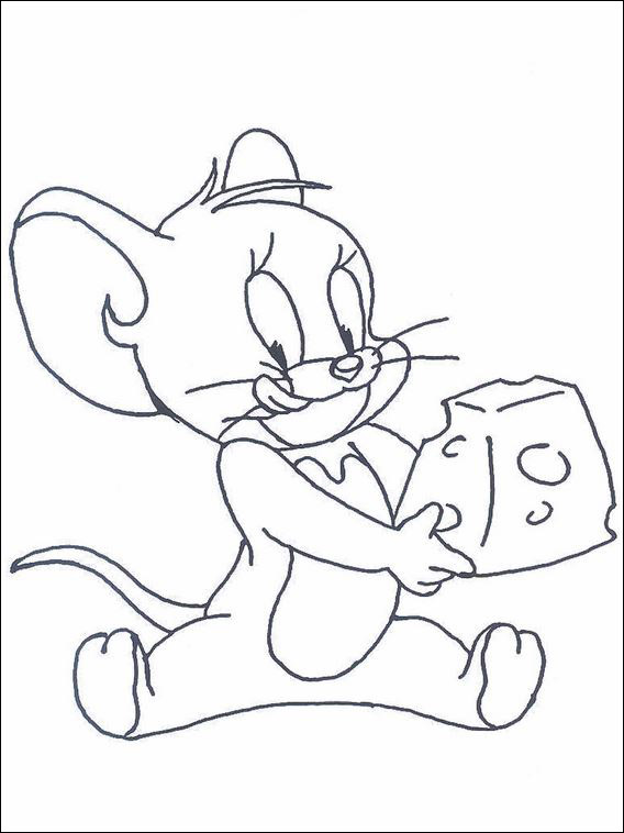 Free printable coloring sheets tom and jerry