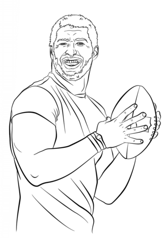 Tim tebow coloring page free printable coloring pages