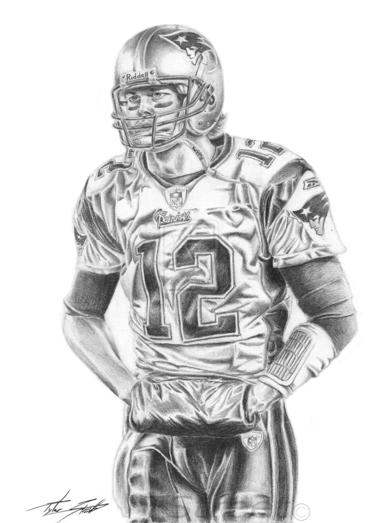 Tom brady fanart by streetz on deviantart fan art grinch coloring pages sports coloring pages