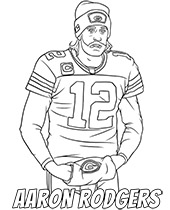 Tom brady coloring page nfl star