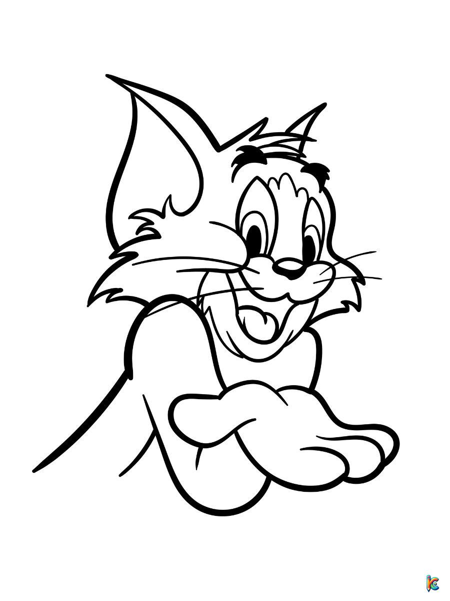 Tom and jerry coloring pages â