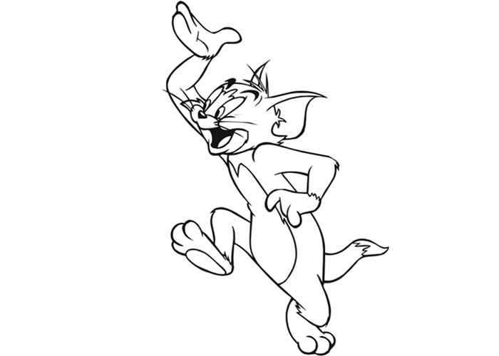 Tom coloring pages