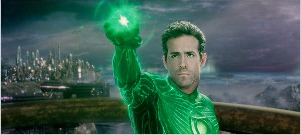 Green lantern with ryan reynolds