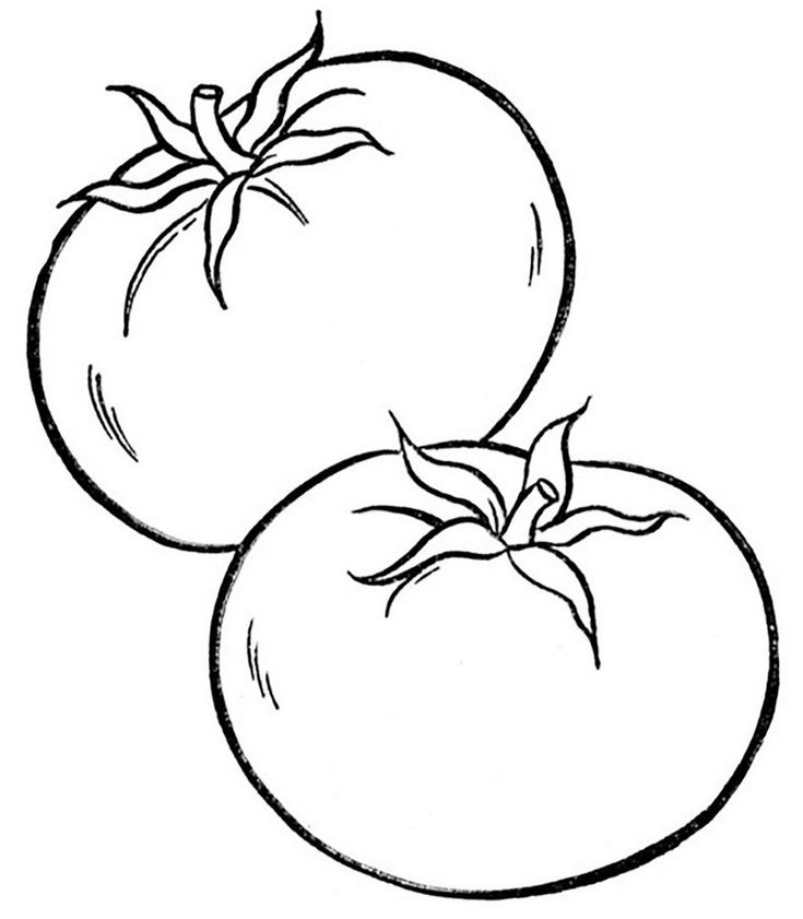 Tomato fruit coloring printable vegetable coloring pages coloring pages fruit coloring pages