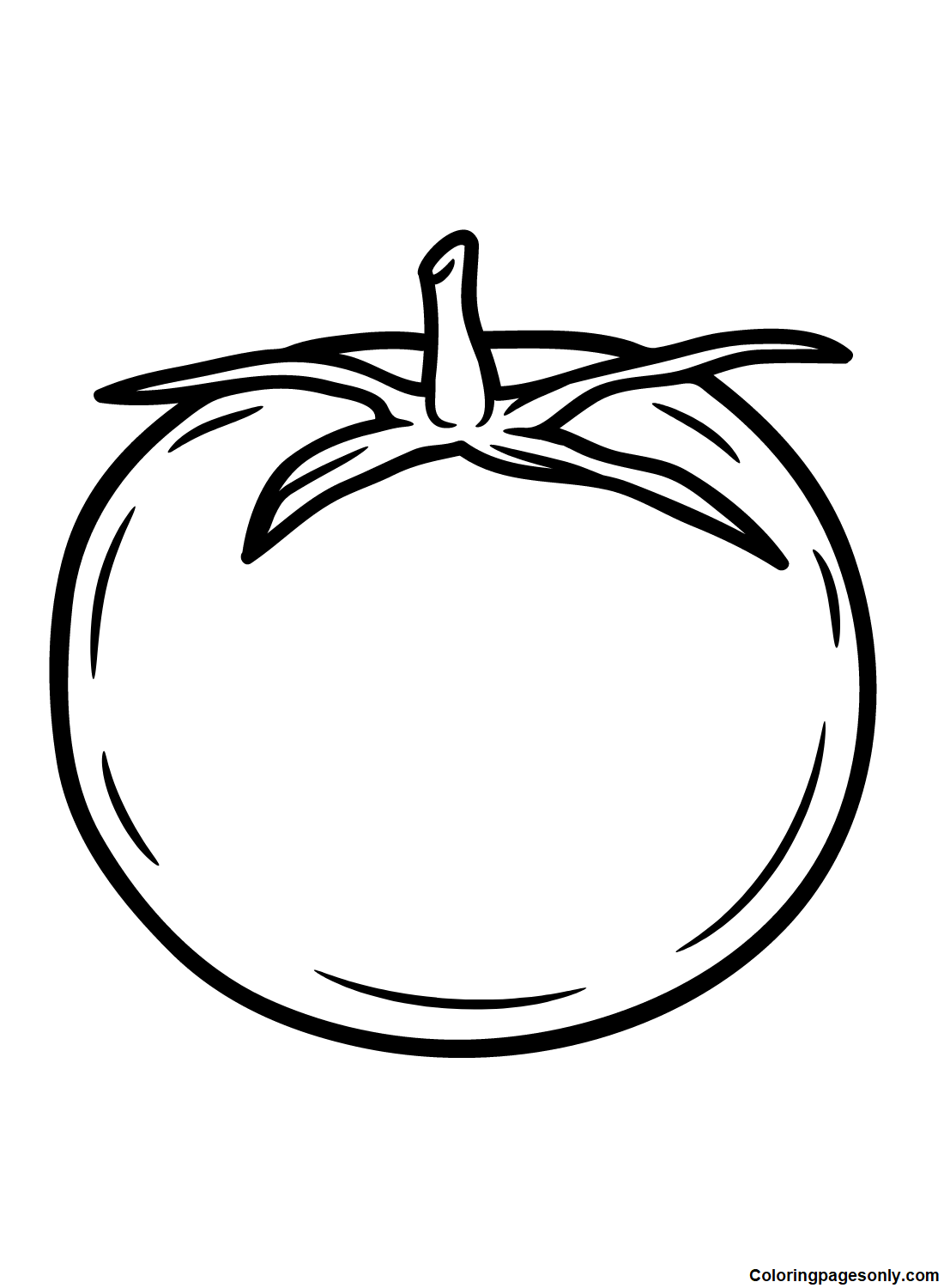 Tomato coloring pages