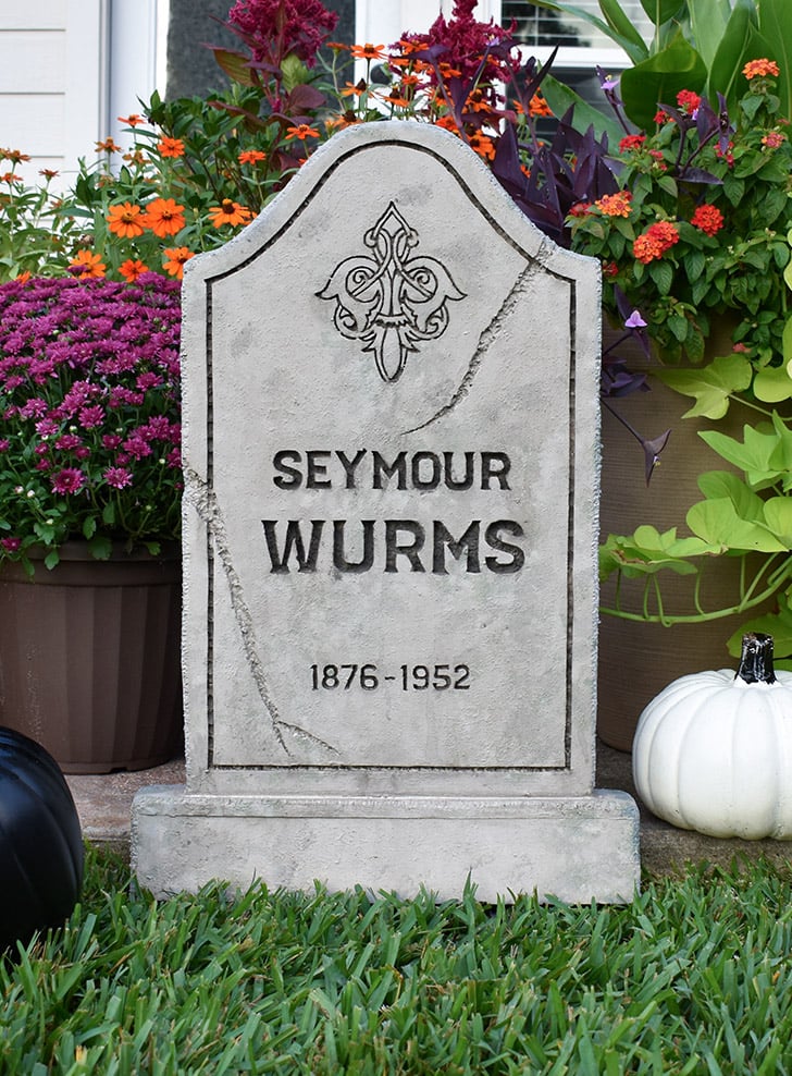 How to make foam halloween tombstones â dream a little bigger